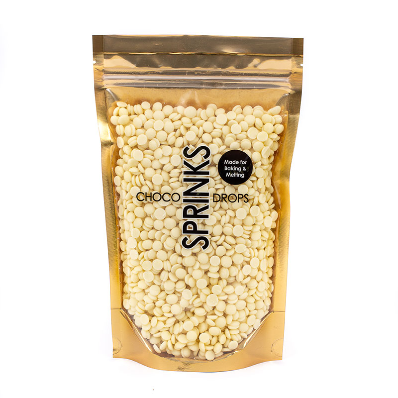 500g SPRINKS Choco Drops - IVORY