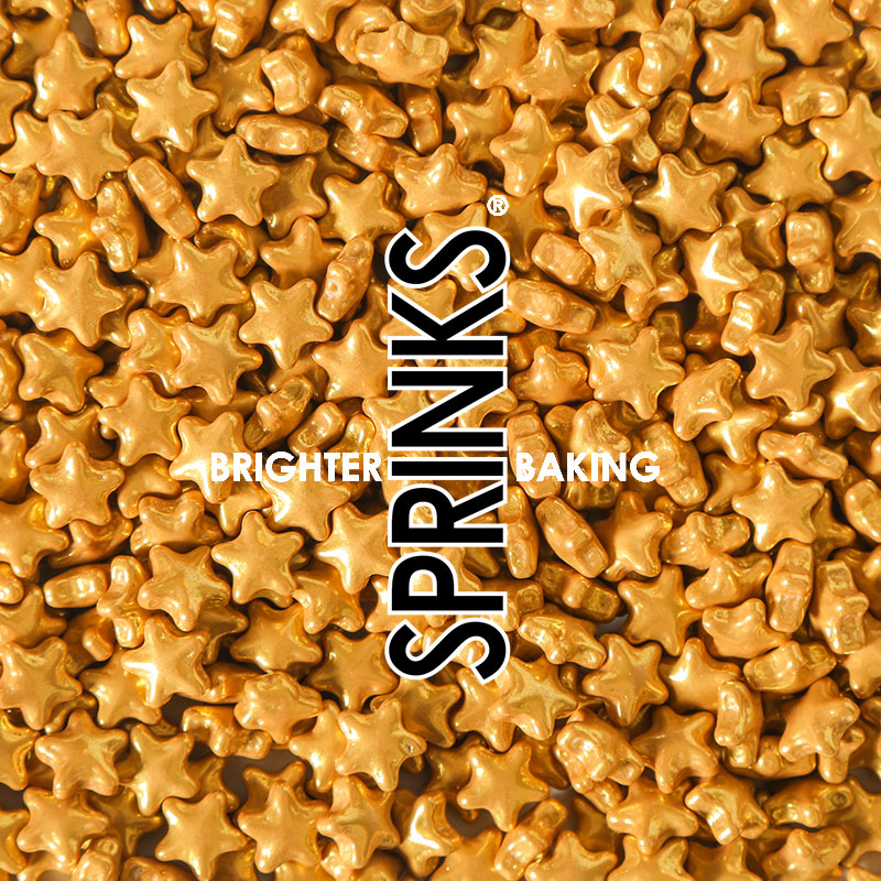 500g GOLD Stars - by Sprinks