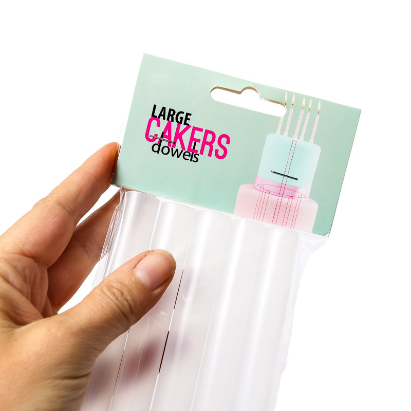 Cakers Dowels - LARGE Opaque (Pack of 5)