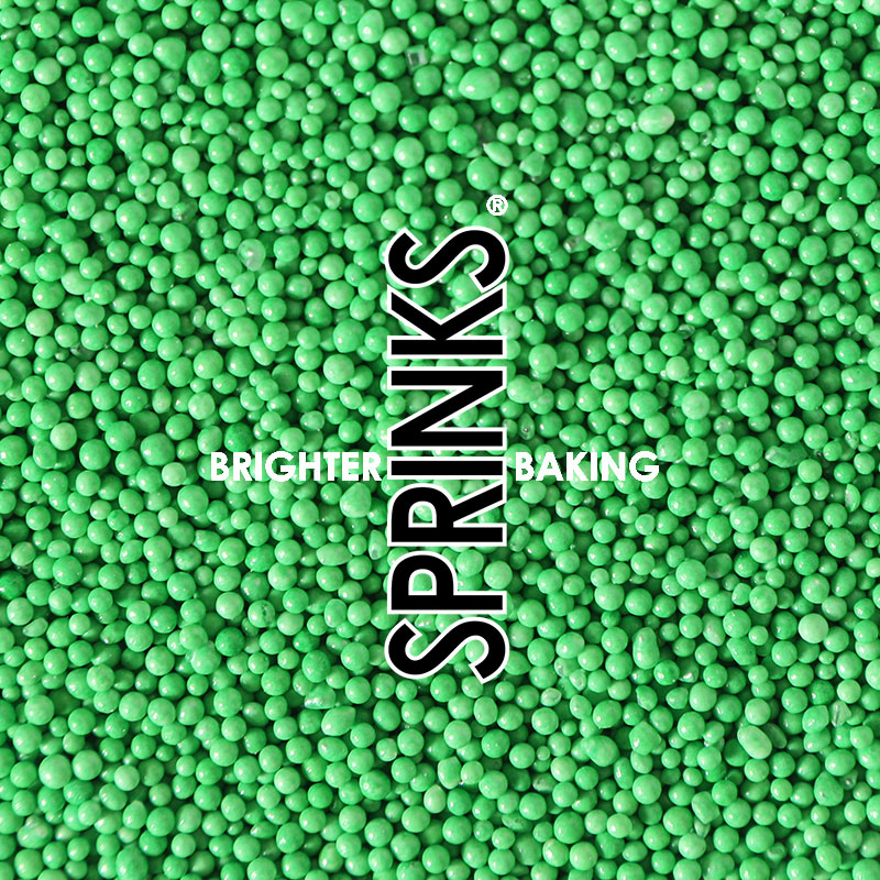 500g Nonpareils GREEN - by Sprinks