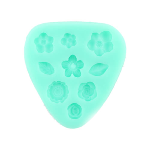 Silicone Mould - MIXED FLOWERS