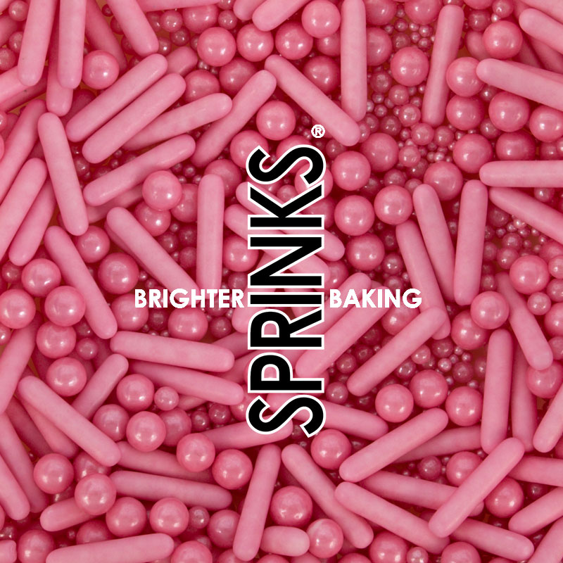 500g BUBBLE & BOUNCE PINK Sprinkles - by Sprinks