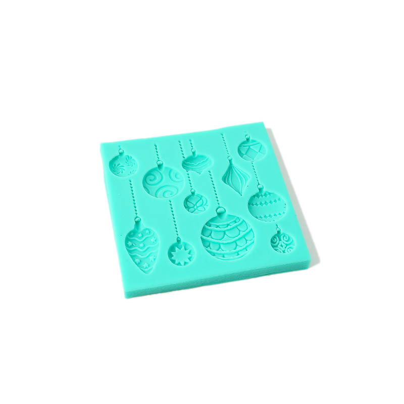 Silicone Mould - CHRISTMAS BAUBLES