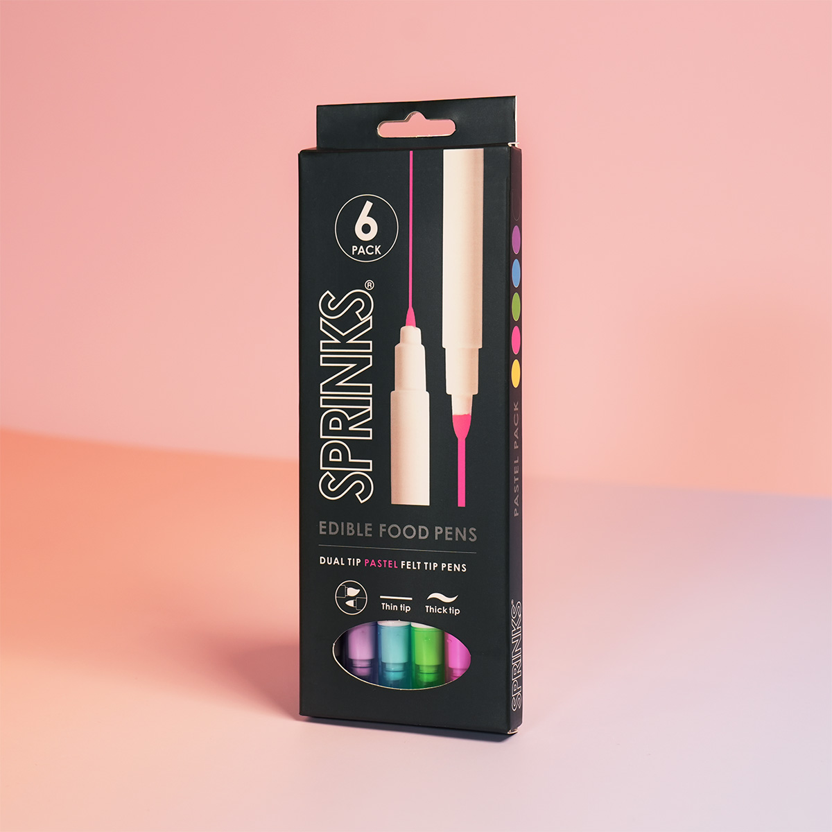 SPRINKS Edible Food Pen Set - PASTEL PACK (Pack of 6)