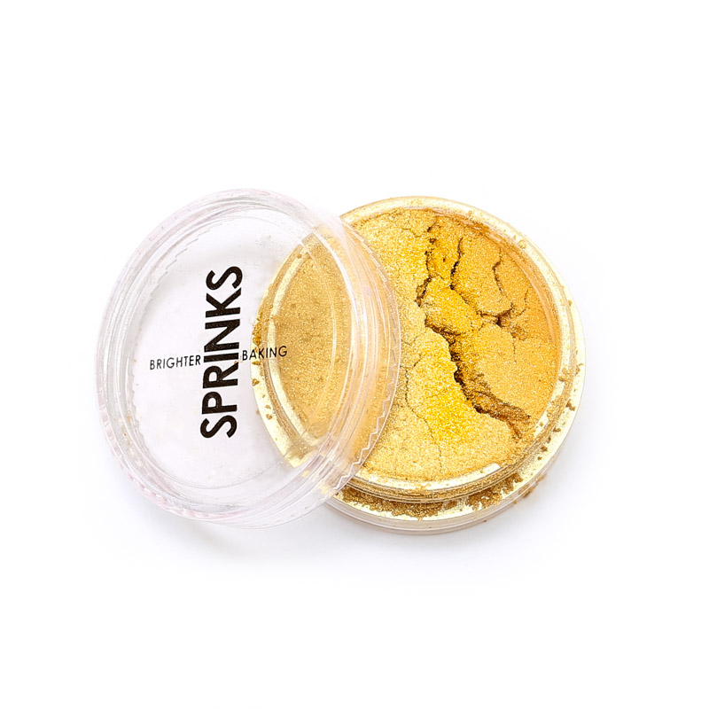 BRIGHT GOLD Lustre Dust (10ml) - Sprinks