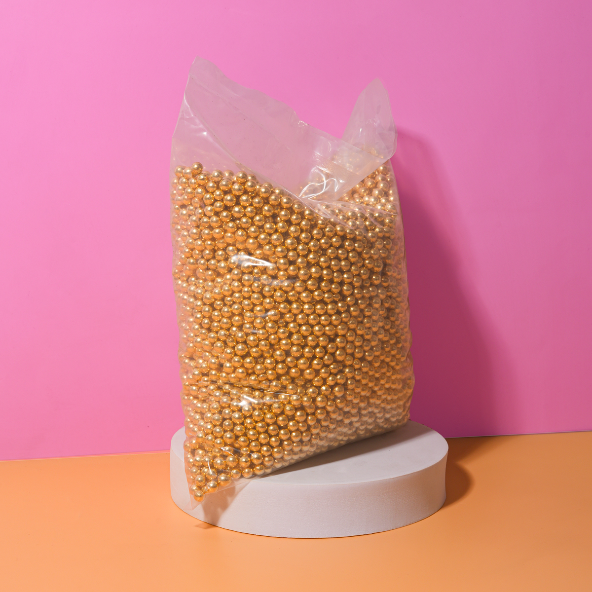 Crunchy SHINY GOLD 8mm Sprinkles (2kg)
