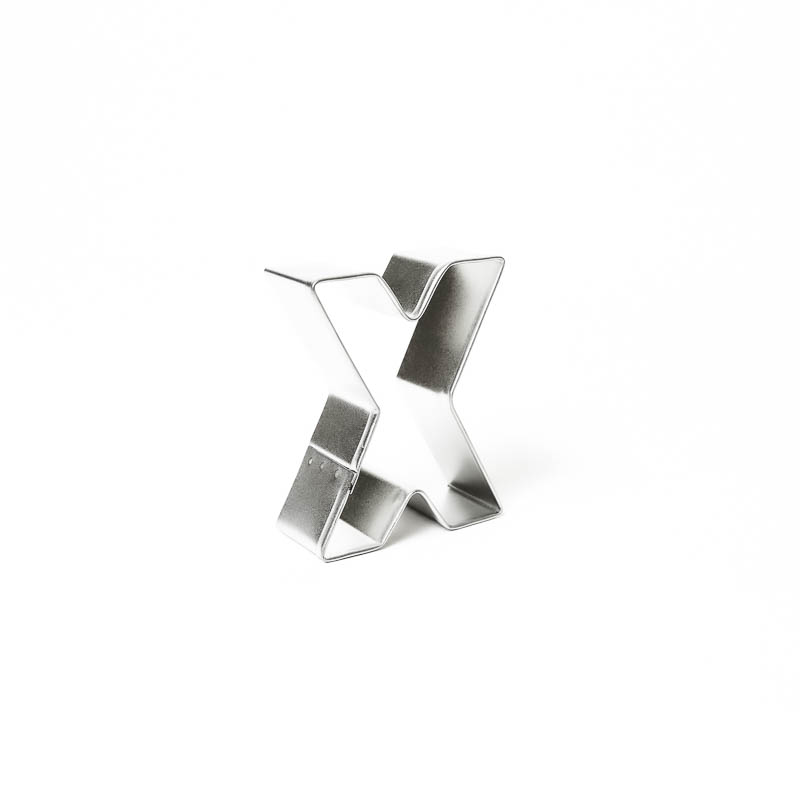 LETTER X Cookie Cutter
