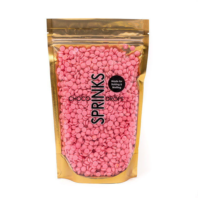 500g SPRINKS Choco Drops - CANDY PINK