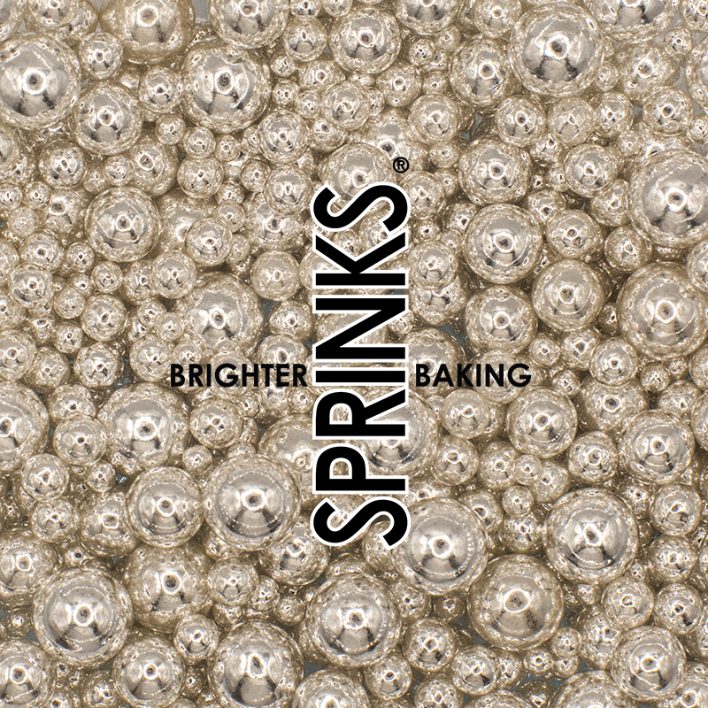 500g SILVER BUBBLE BUBBLE Sprinkles - by Sprinks