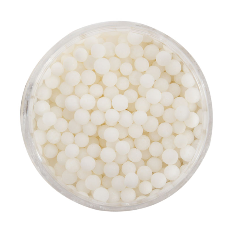 Cachous Pearl Beads MATTE WHITE 4mm (85g) - by Sprinks