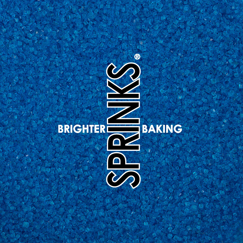 500g DARK BLUE Sanding Sugar - by Sprinks