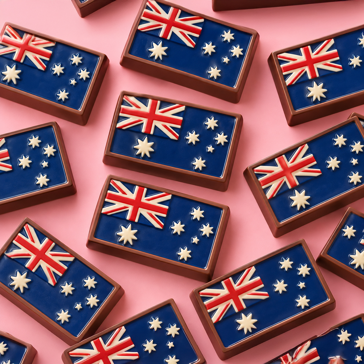 AUSTRALIAN FLAG Tim Tam Mould - by Sugar Crafty