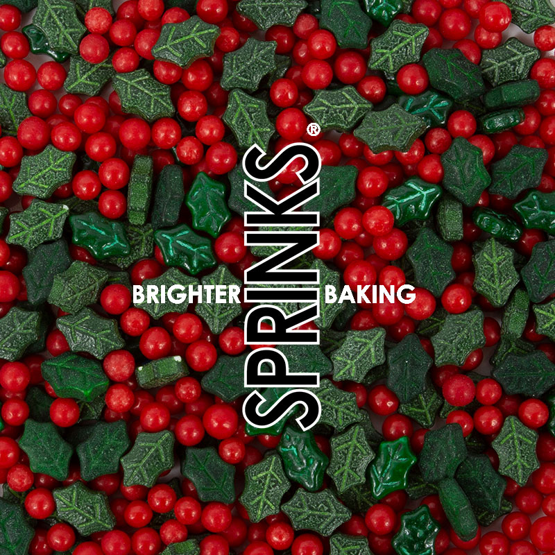 500g DECK THE HALLS Sprinkles - by Sprinks
