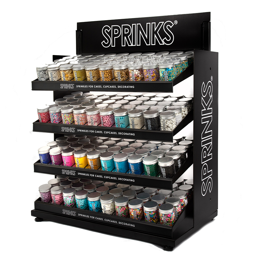 SPRINKS FULLY STOCKED Small DISPLAY STAND - Sprinkles