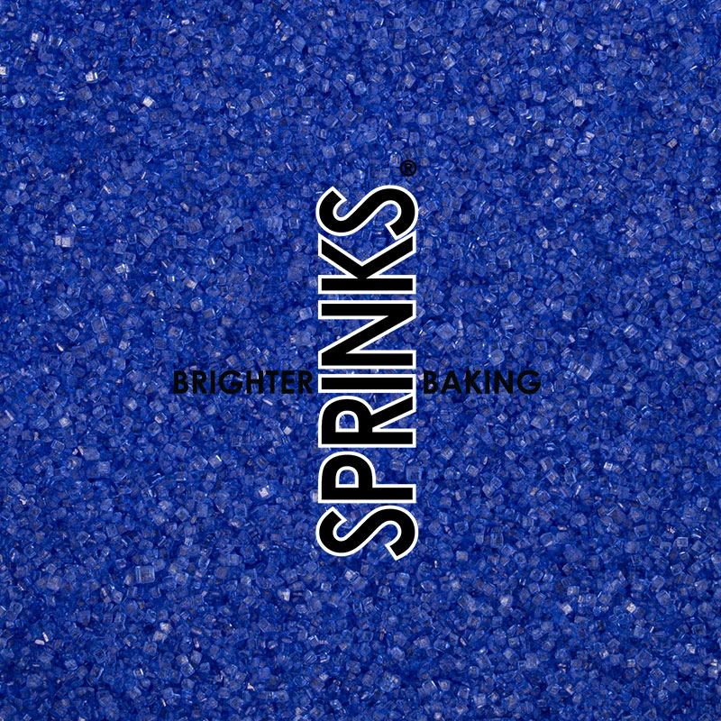 500g ROYAL BLUE Sanding Sugar - by Sprinks