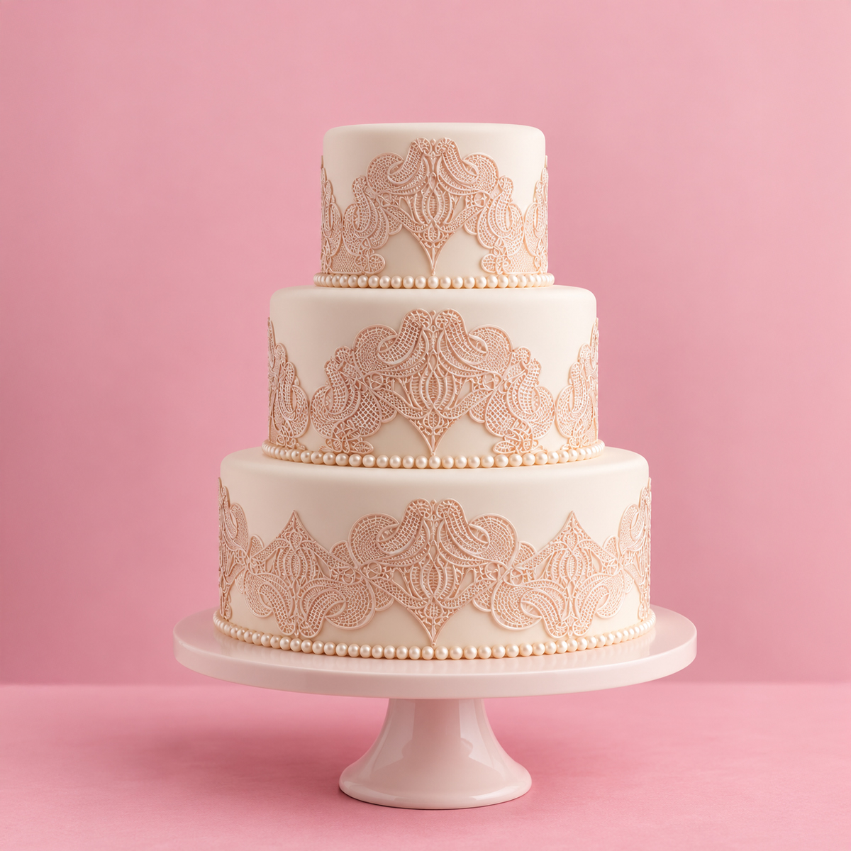 ART NOUVEAU 3D Cake Lace Mat - by Claire Bowman