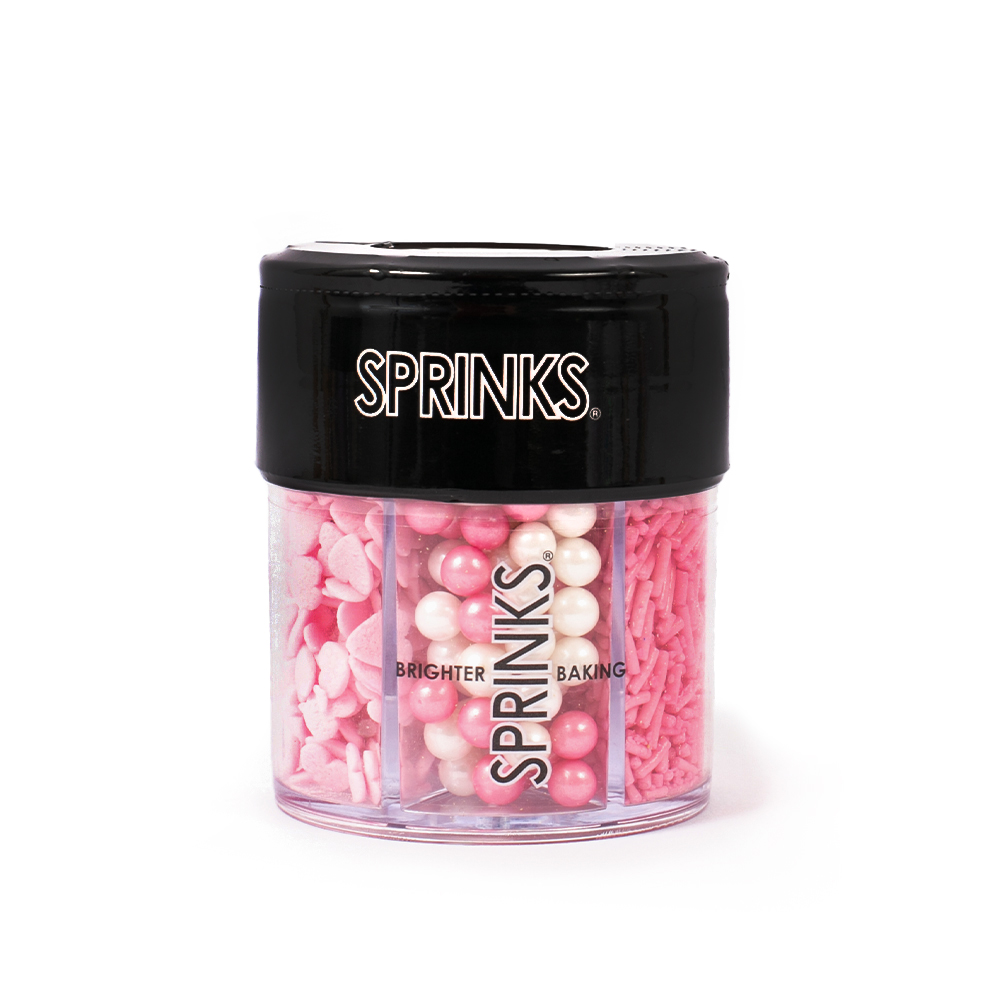 PINK CHARM 6 Cell Sprinkles (85g) - by Sprinks