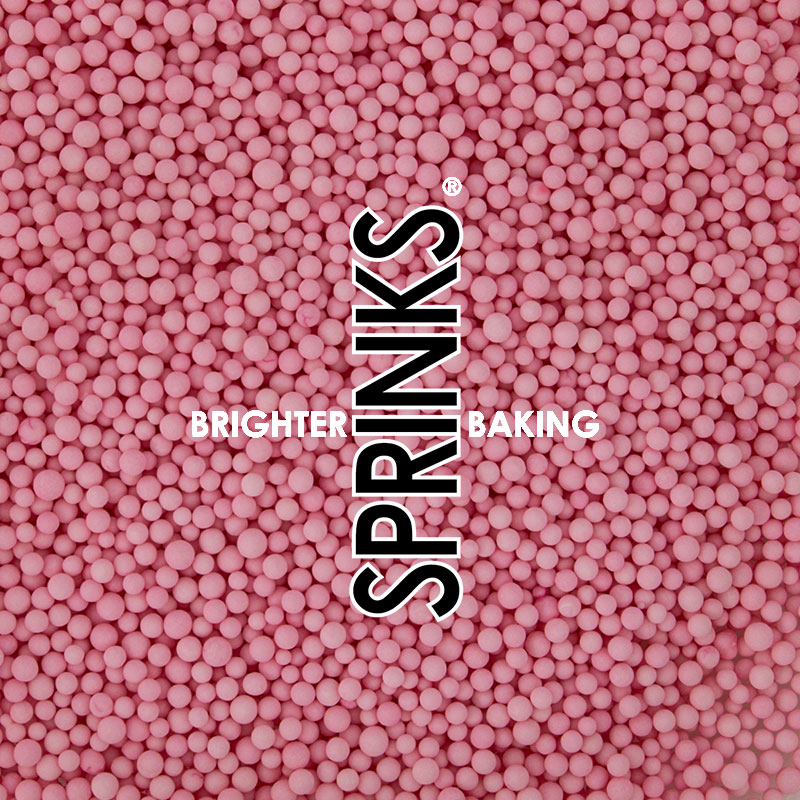 500g PASTEL PINK Nonpareils - by Sprinks