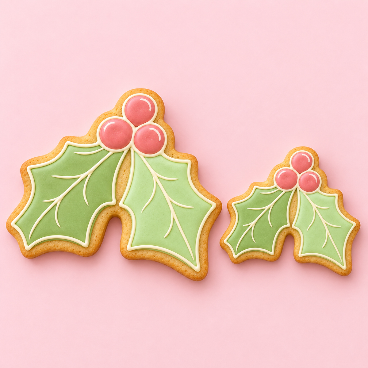 Coo Kie MINI HOLLY LEAF Cookie Cutter