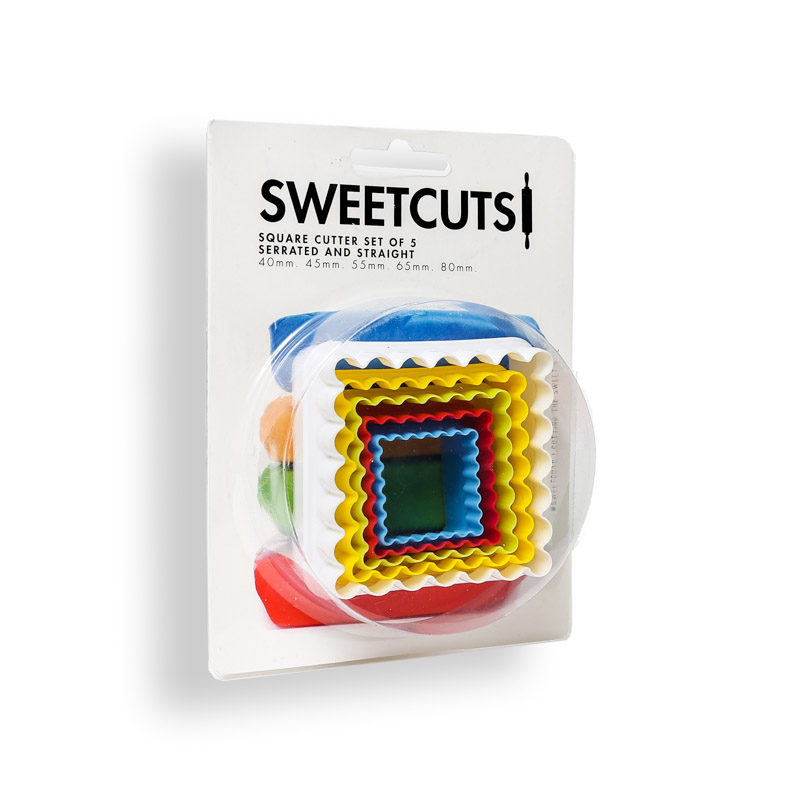 SQUARE Cutters (Set of 5) - SweetCuts