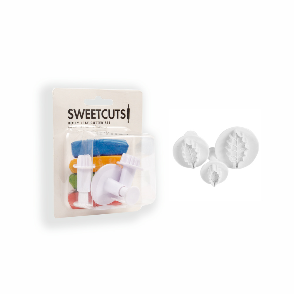 HOLLY LEAF Plunger Cutters - SweetCuts