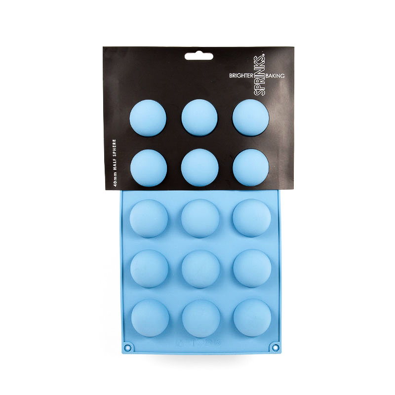 SPRINKS Silicone Mould - HALF SPHERE 40mm