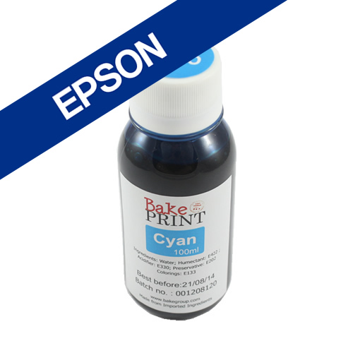 EPSON Edible Ink Refill Bottle 100ml - CYAN