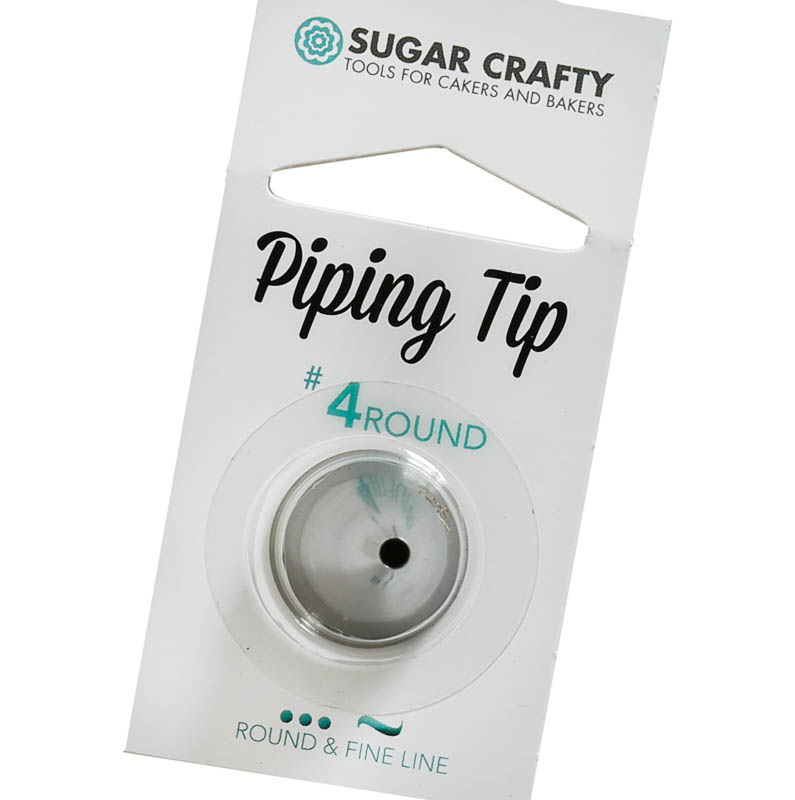 Sugar Crafty Round Icing Tip 4
