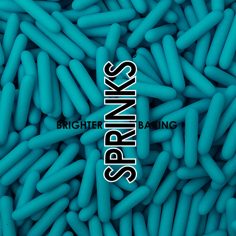500g MATTE TURQUOISE Rods - by Sprinks