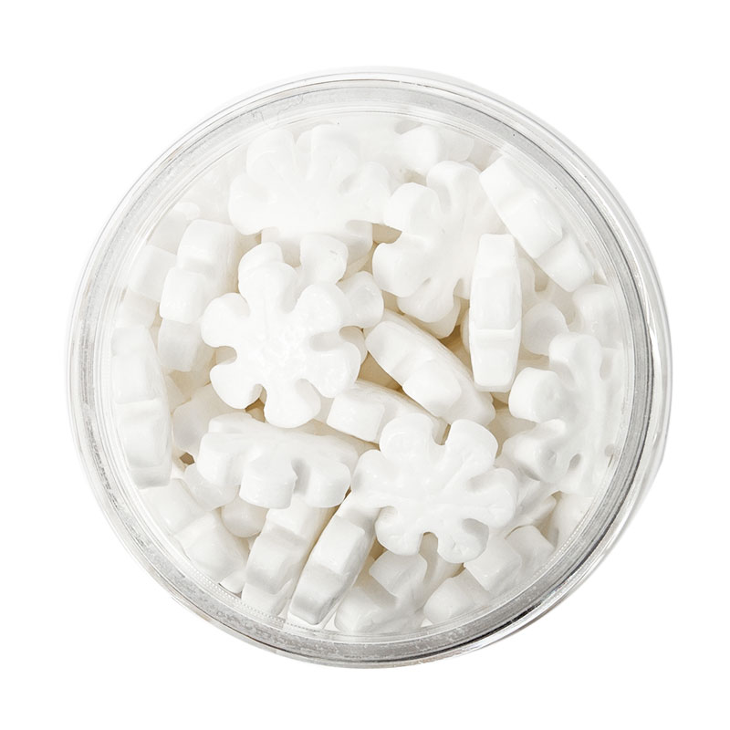 XL WHITE Snowflakes (60g) - by Sprinks