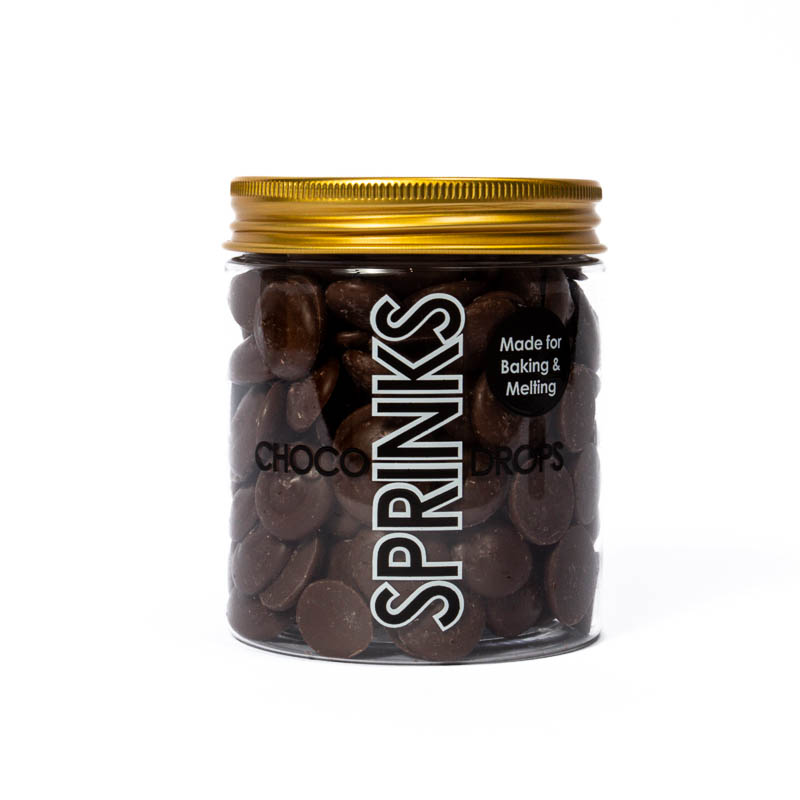 SPRINKS Choco Drops - CHOCOLATE BROWN (200g)