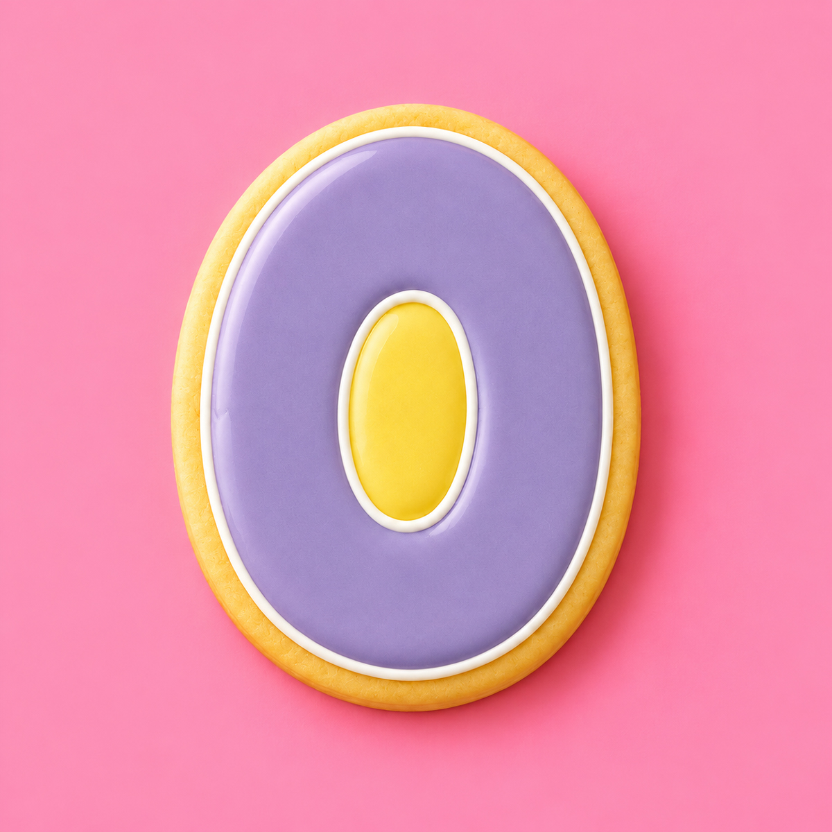 Coo Kie NUMBER 0 Cookie Cutter