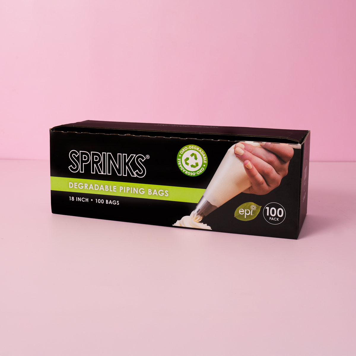 18 BIODEGRADABLE Piping Bags (Pack of 100) - by Sprinks