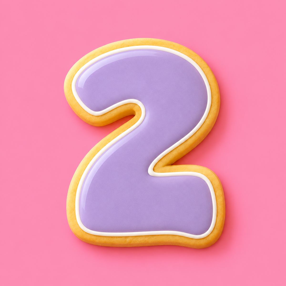 Coo Kie NUMBER 2 Cookie Cutter