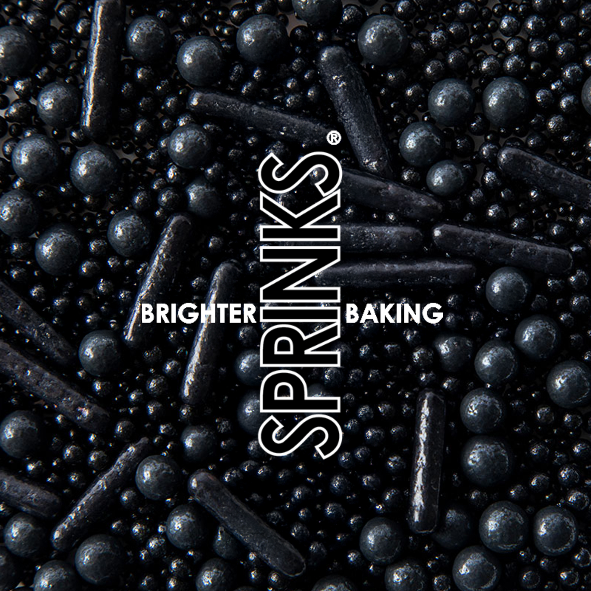 500g BUBBLE & BOUNCE BLACK Sprinkles - by Sprinks