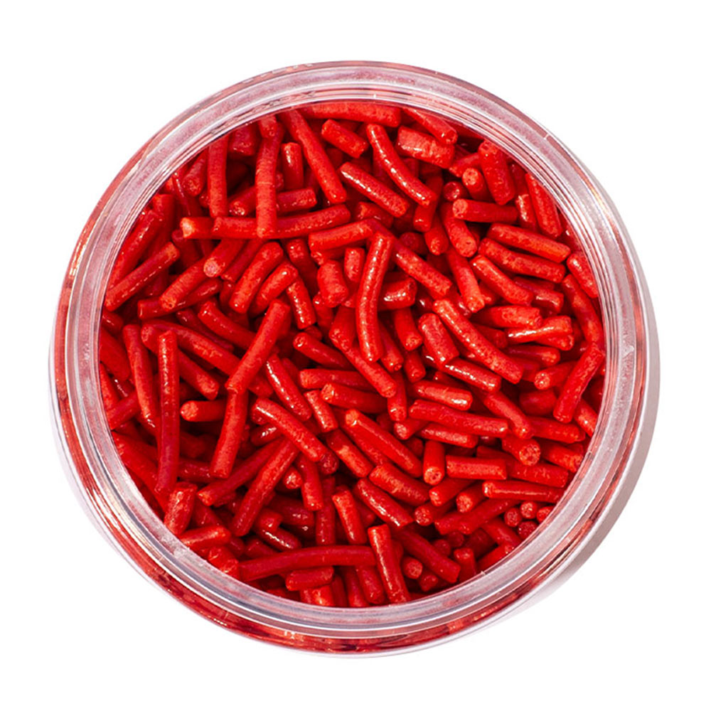 Jimmies 1mm RED (60g) - by Sprinks