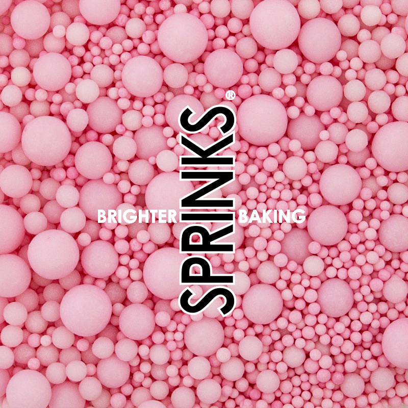 500g PASTEL PINK BUBBLE BUBBLE Sprinkles - by Sprinks