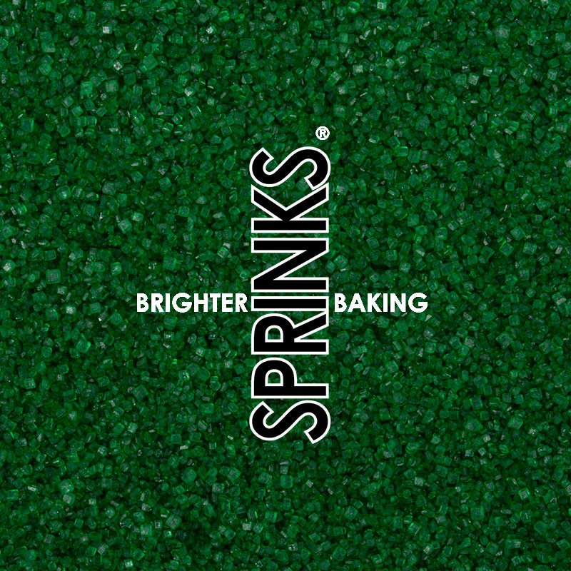 500g GREEN Sanding Sugar - by Sprinks