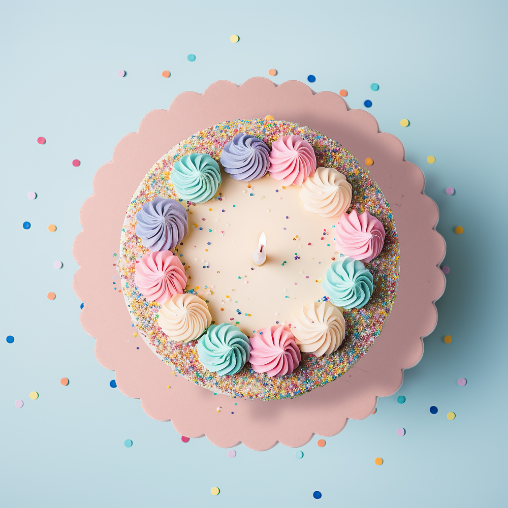 10 Scalloped Cake Board - PASTEL PINK