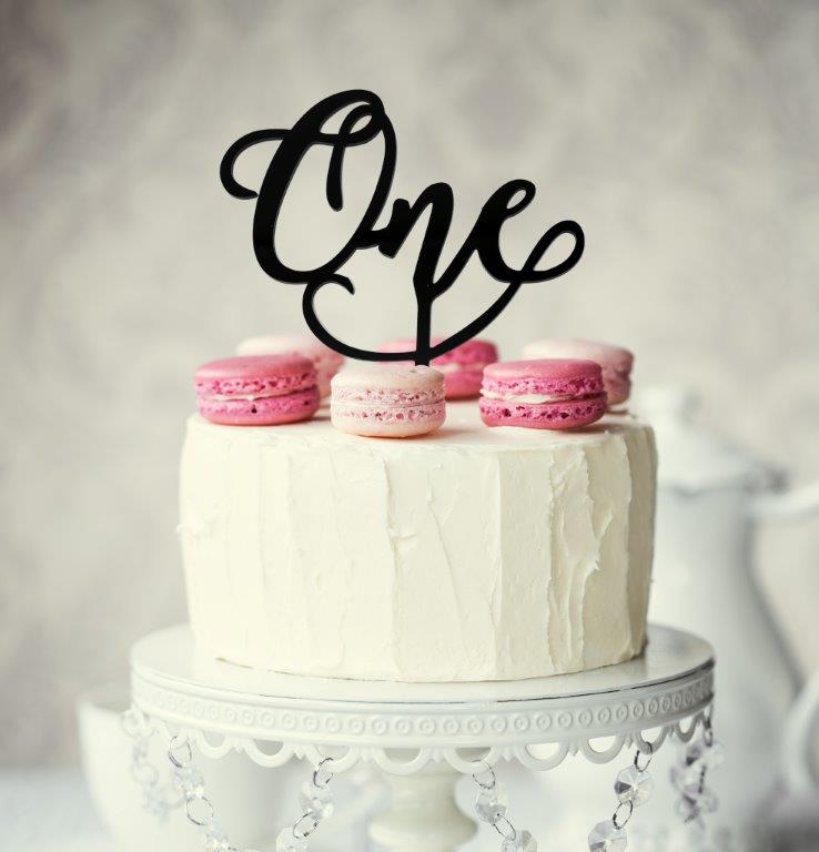 One Cake Topper | Candy's Cupcakes