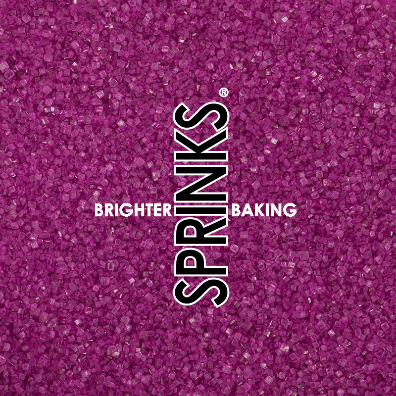500g FUCHSIA Sanding Sugar - by Sprinks