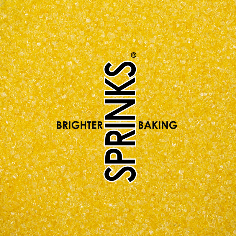 500g YELLOW Sanding Sugar - by Sprinks