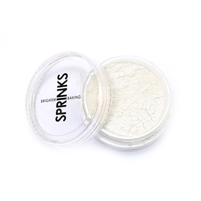 NATURAL WHITE Lustre Dust (10ml) - Sprinks