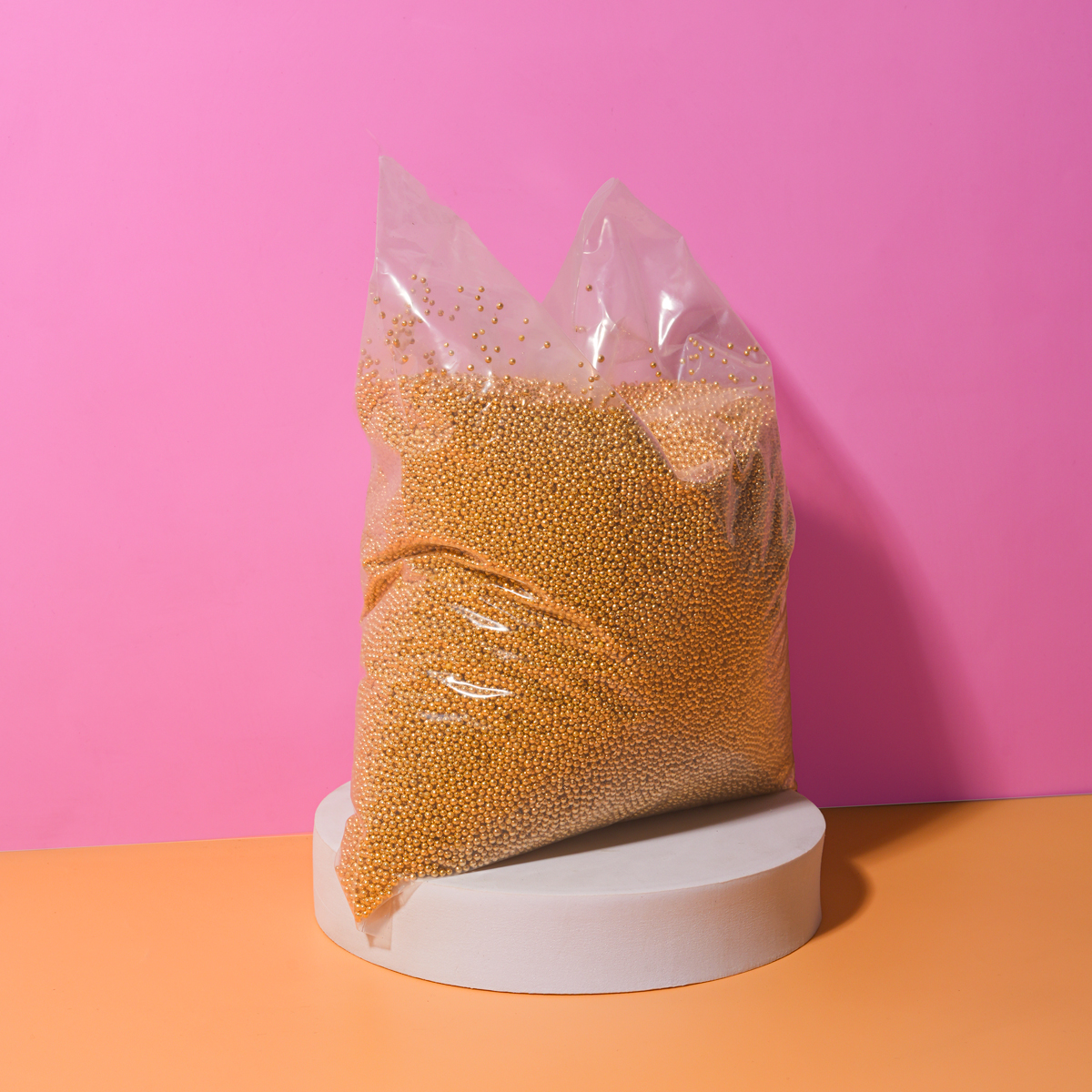 Crunchy SHINY GOLD 2mm Sprinkles (2kg)