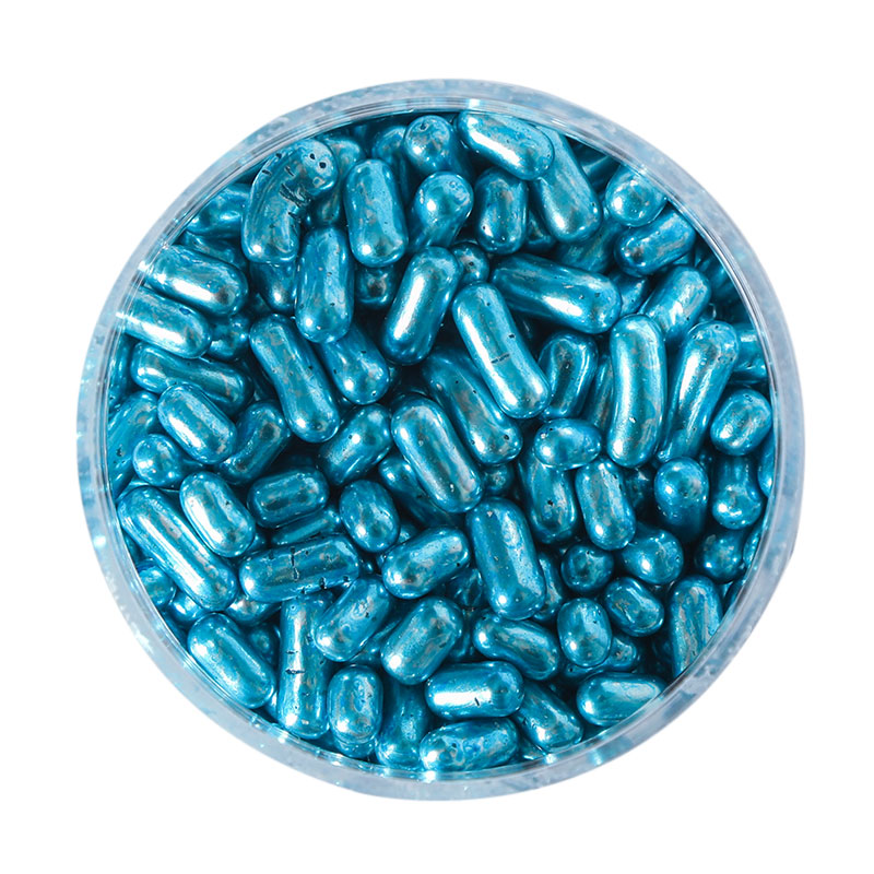 METALLIC BLUE Jimmies 1mm (85g) - by Sprinks