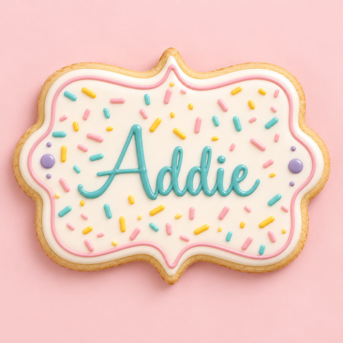 Coo Kie NAME PLAQUE Cookie Cutter