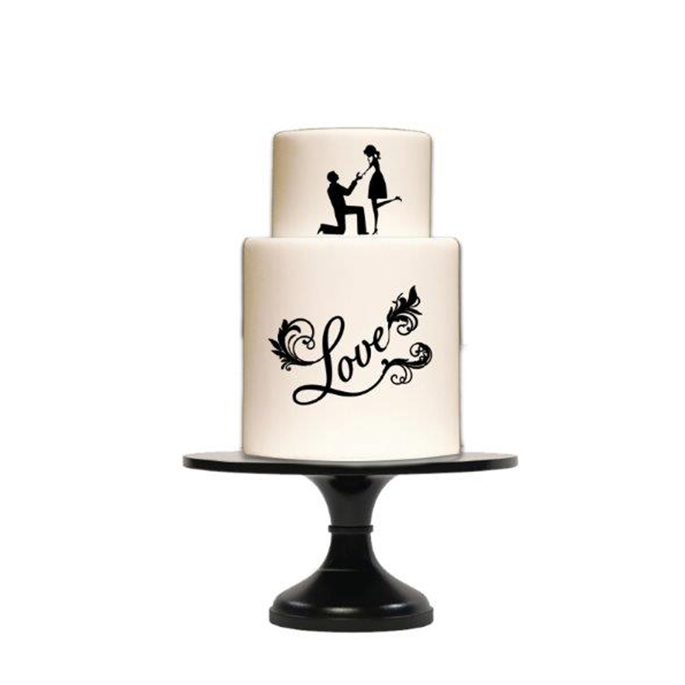 CALLIGRAPHY CELEBRATION Silho Mould - by Silho Cake