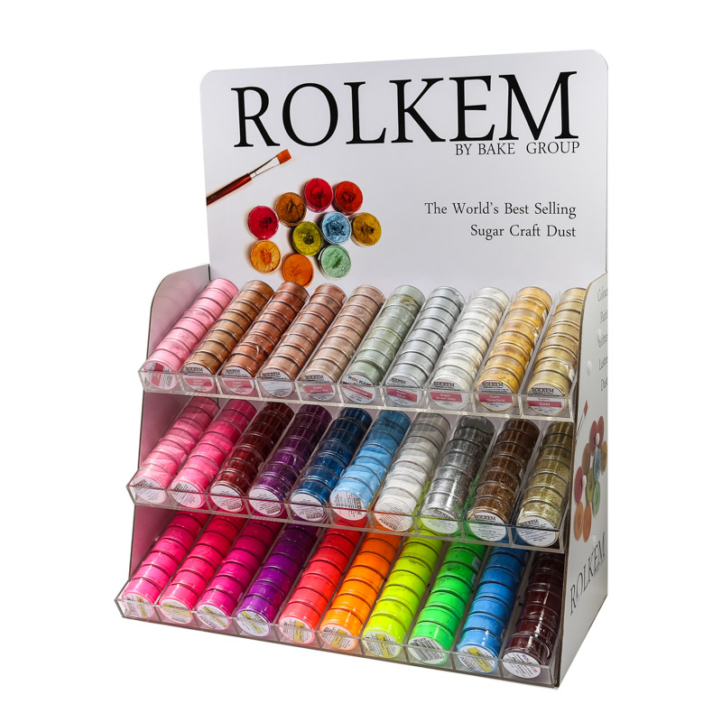 ROLKEM Display Stand - with 30 BEST SELLERS