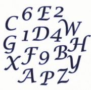 FMM Alphabet & Numbers Tappit Set - Upper Case Script