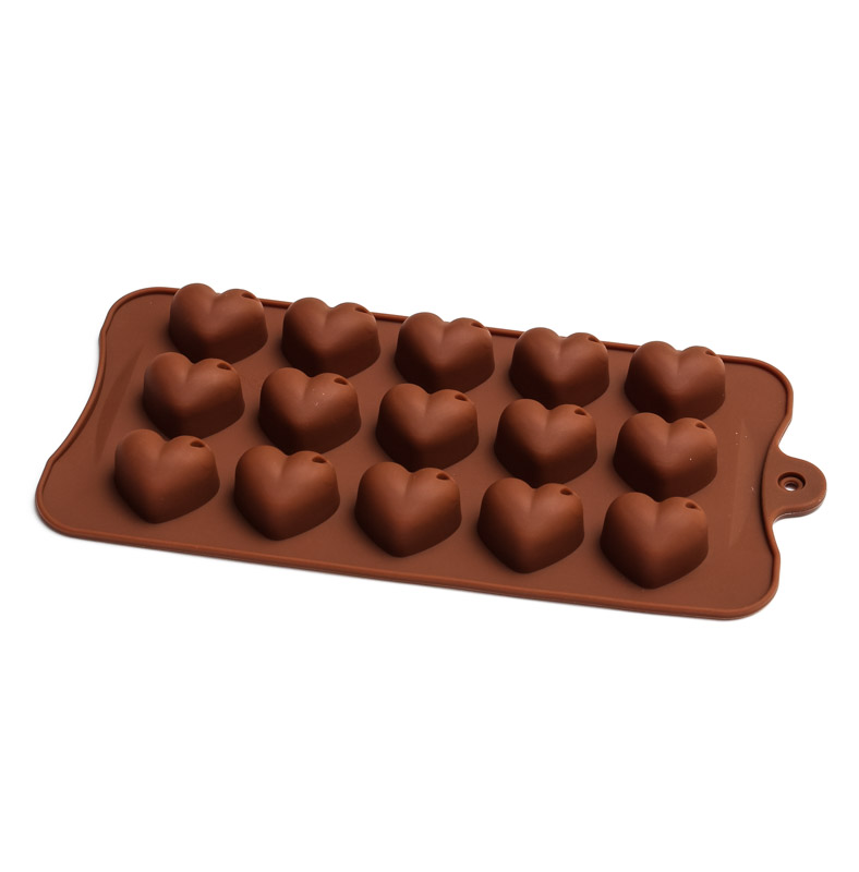 SHINY HEART Silicone Chocolate Mould